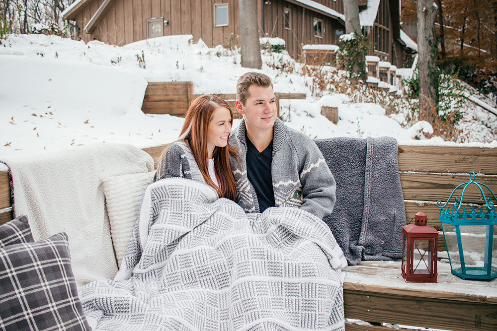 Chequered Plaid Afghan