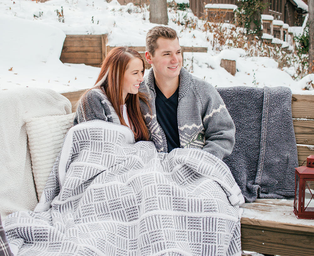 Chequered Plaid Afghan