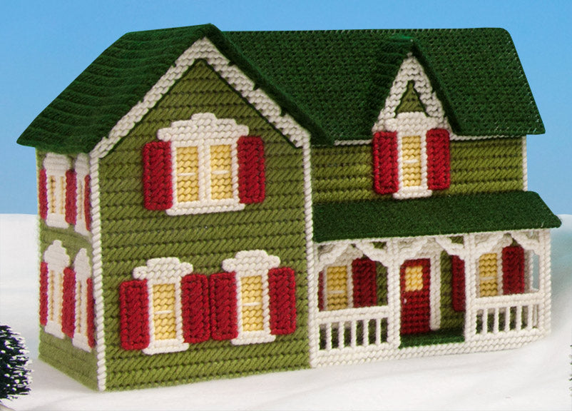 Exclusive Plastic Canvas Village