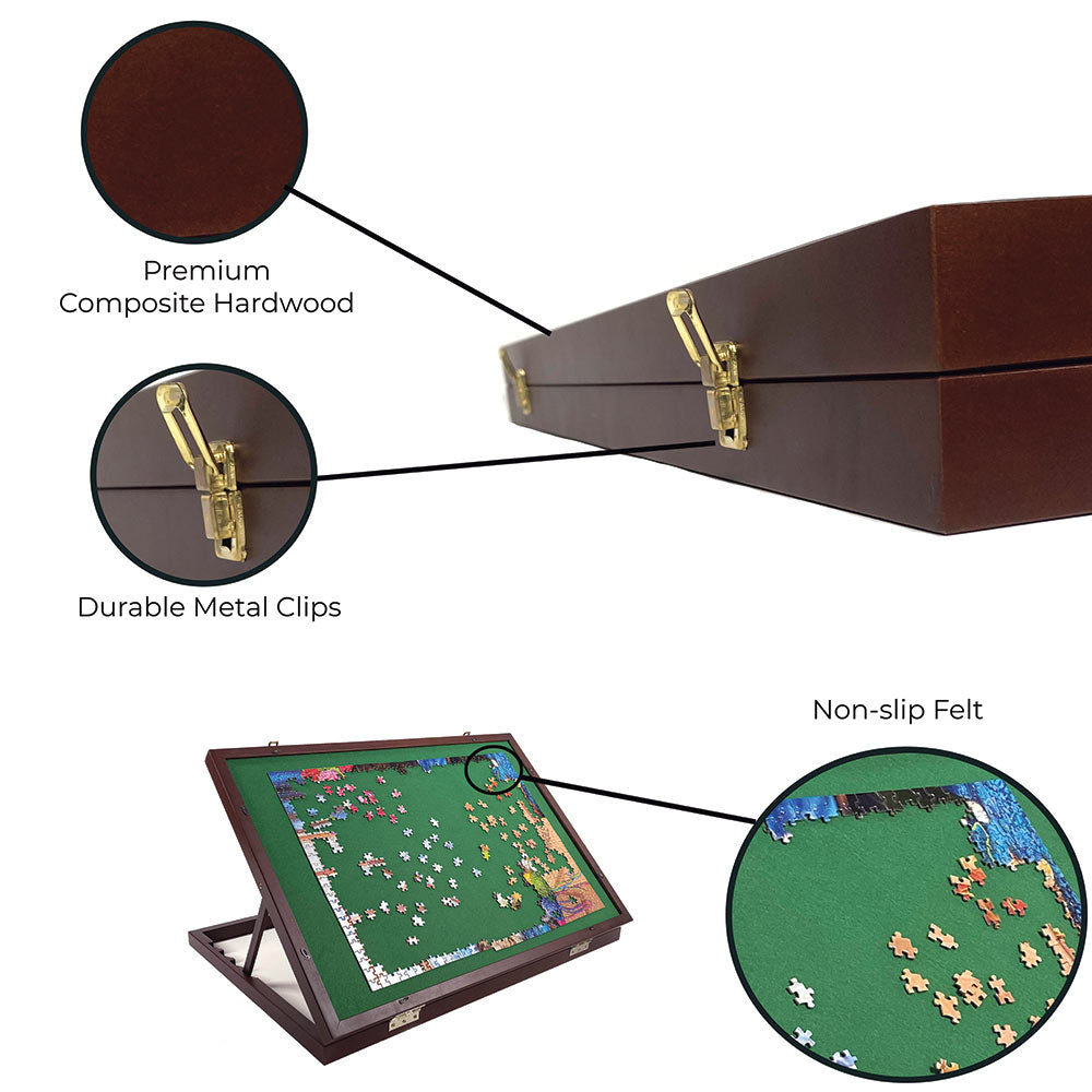 Mesa de caballete de rompecabezas