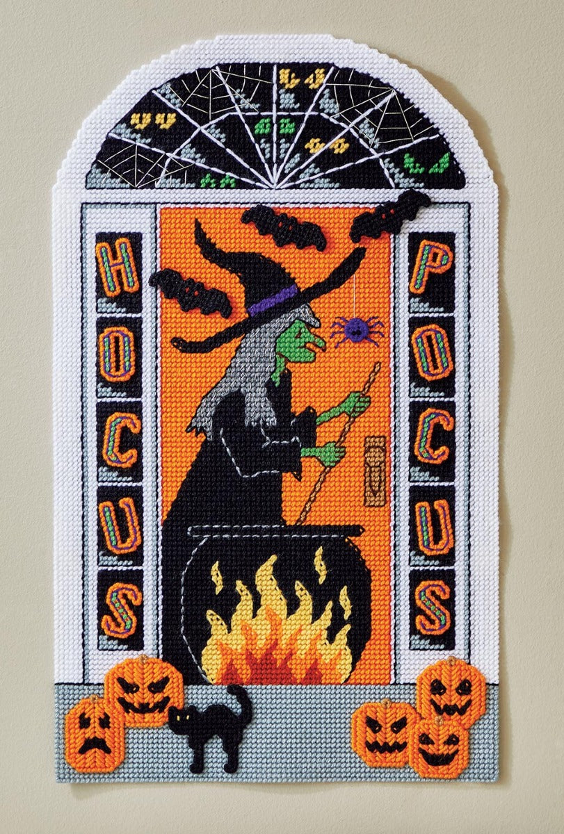 Hocus Pocus Plastic Canvas Wall Hanging Kit
