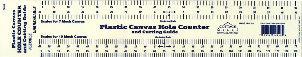 Plastic Canvas Hole Counter Ruler