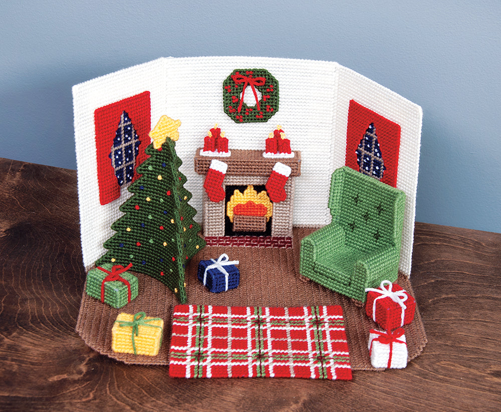 Twas the Night Before Christmas Plastic Canvas Kit