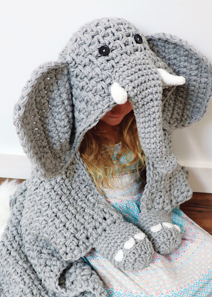 Hooded Elephant Blanket