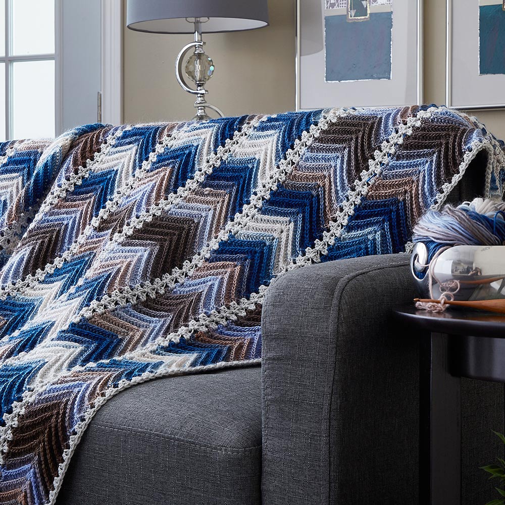 Chevron Panels Throw