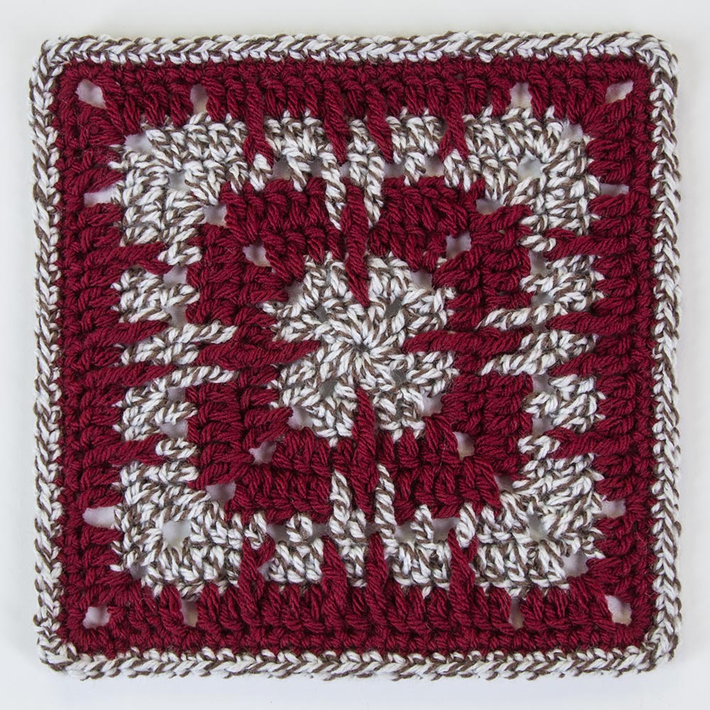 Jeté aux couleurs contrastées