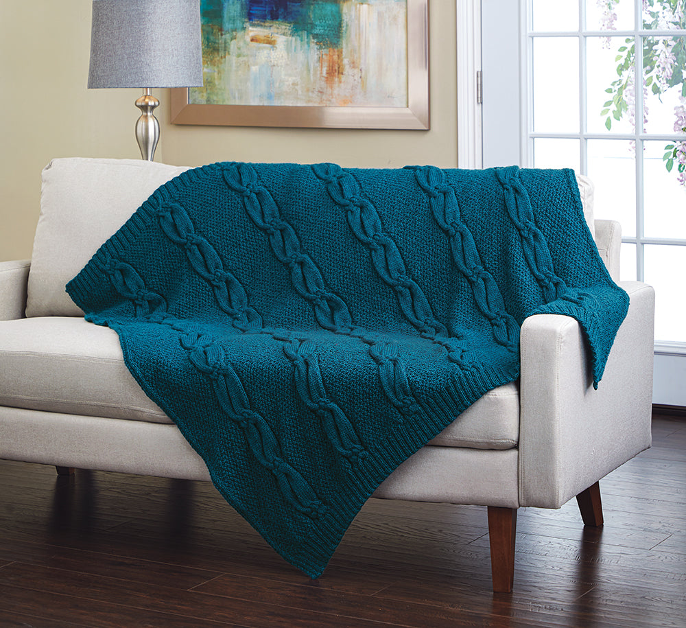 Knotted Cable Throw