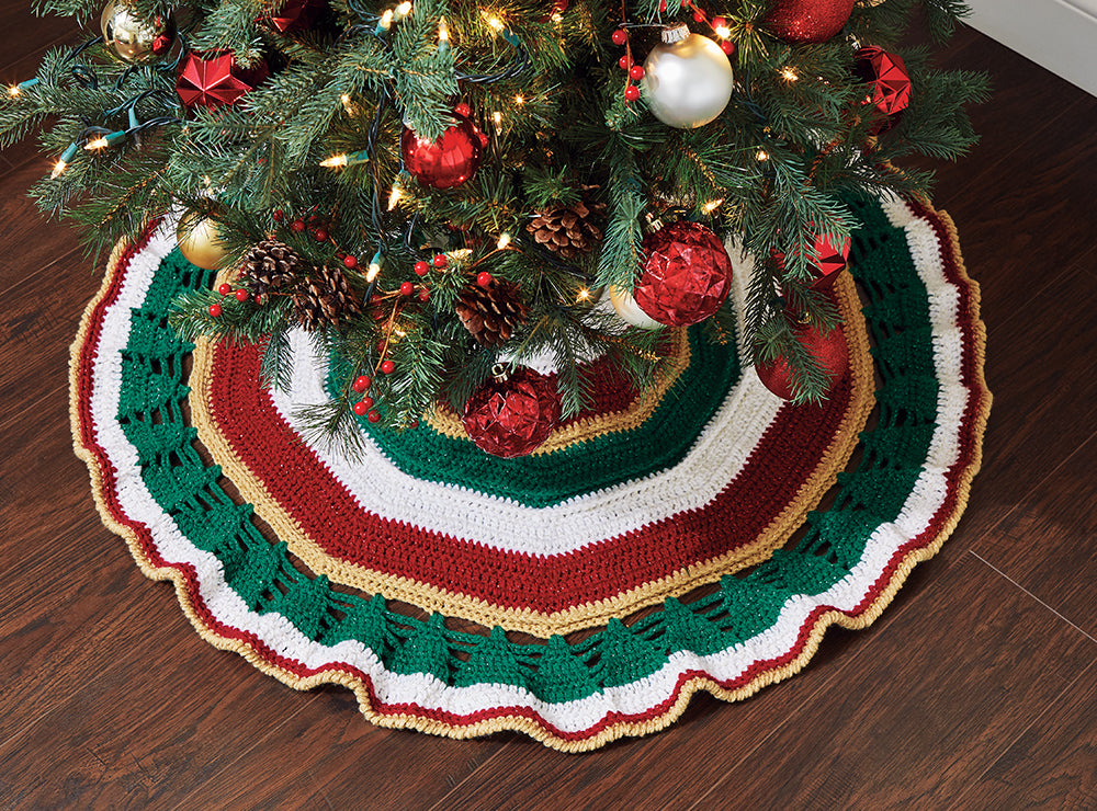 Kit de jupe d’arbre de Noël au crochet