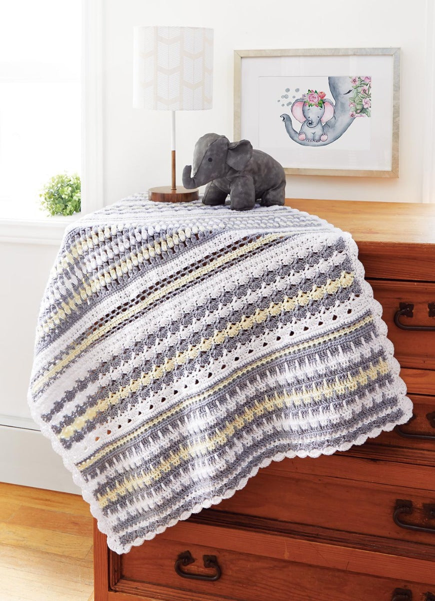 Tri-Color Sampler Baby Blanket
