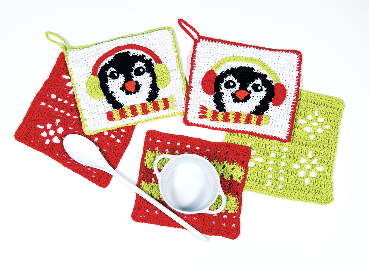 Penguin Kitchen Crochet Set
