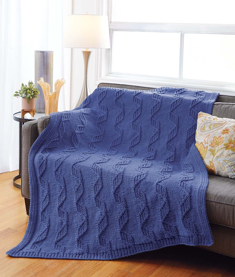 Spinning Ribbon Blanket