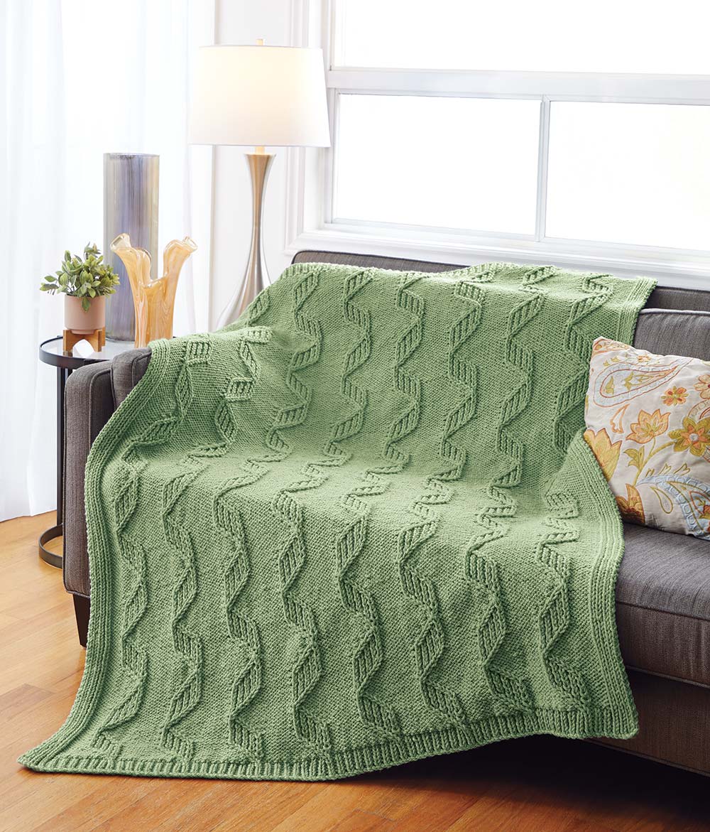 Spinning Ribbon Blanket