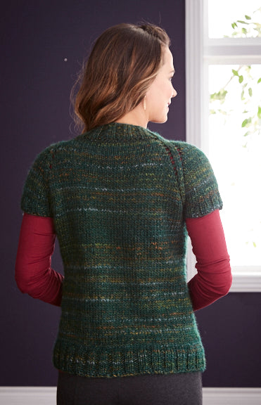 Chaleco de arriba hacia abajo