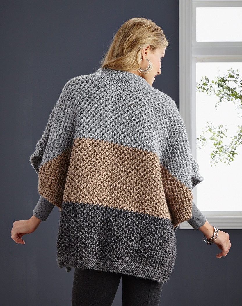 Poncho Brioche