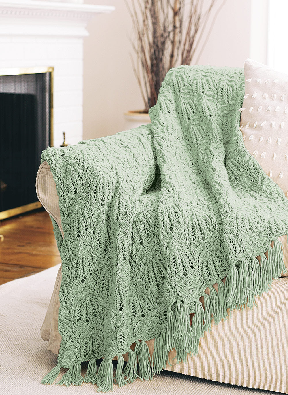 Manta de flores esmeriladas