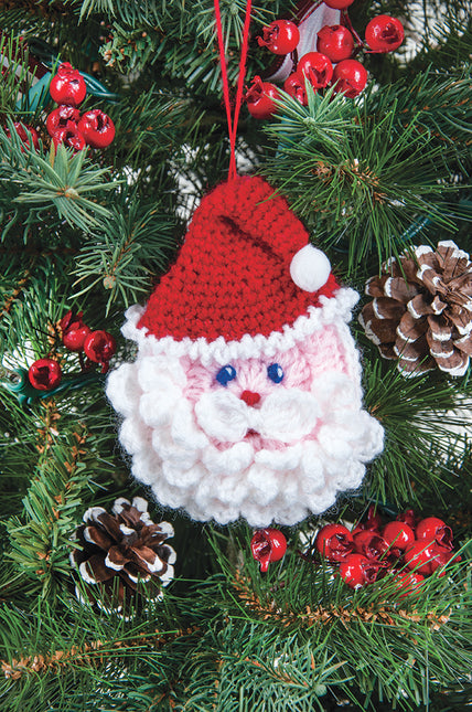 St. Nick Faces Crochet Christmas Ornament Kit
