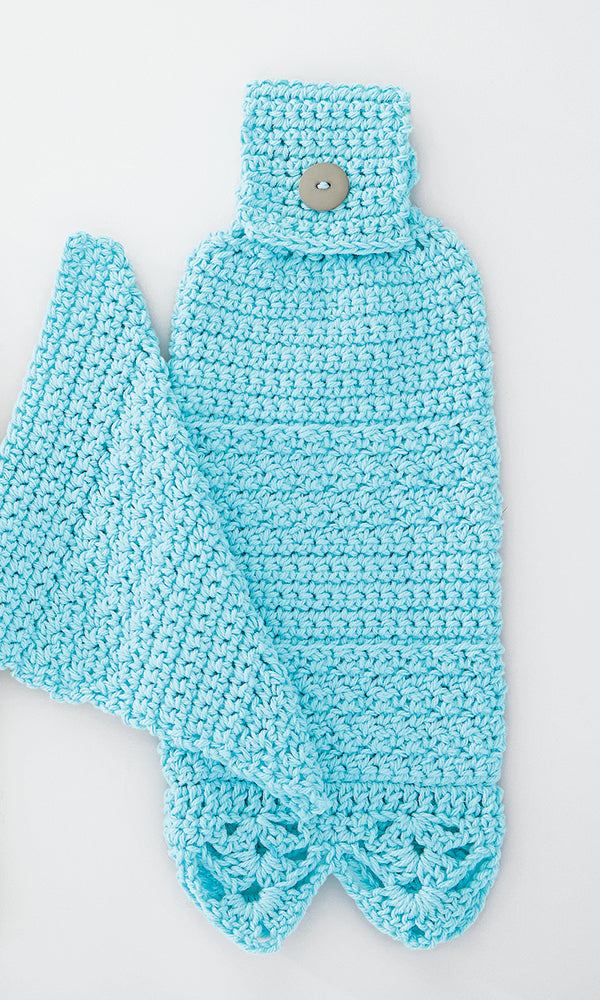 Towel & Dish Cloth Set - Crochet