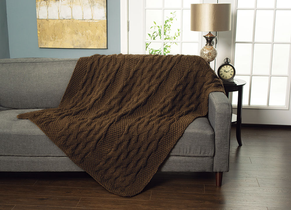 Textured Reversible Throw