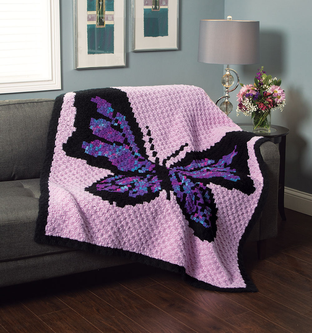 Leisure Arts Dragonfly Butterfly Bumble Bee Lady Bug Crochet Afghan Pattern  Book – Philippine Consulate General Los Angeles California