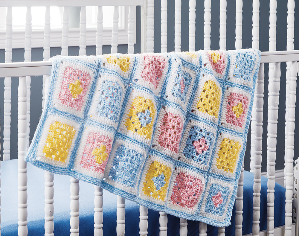 Manta Mini Cuadrados Granny