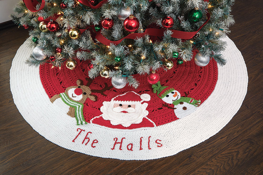 Santa & Friends Tree Skirt