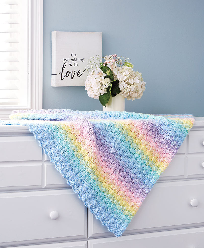Yarn and Colors Amazing Flower Blanket Crochet Kit 