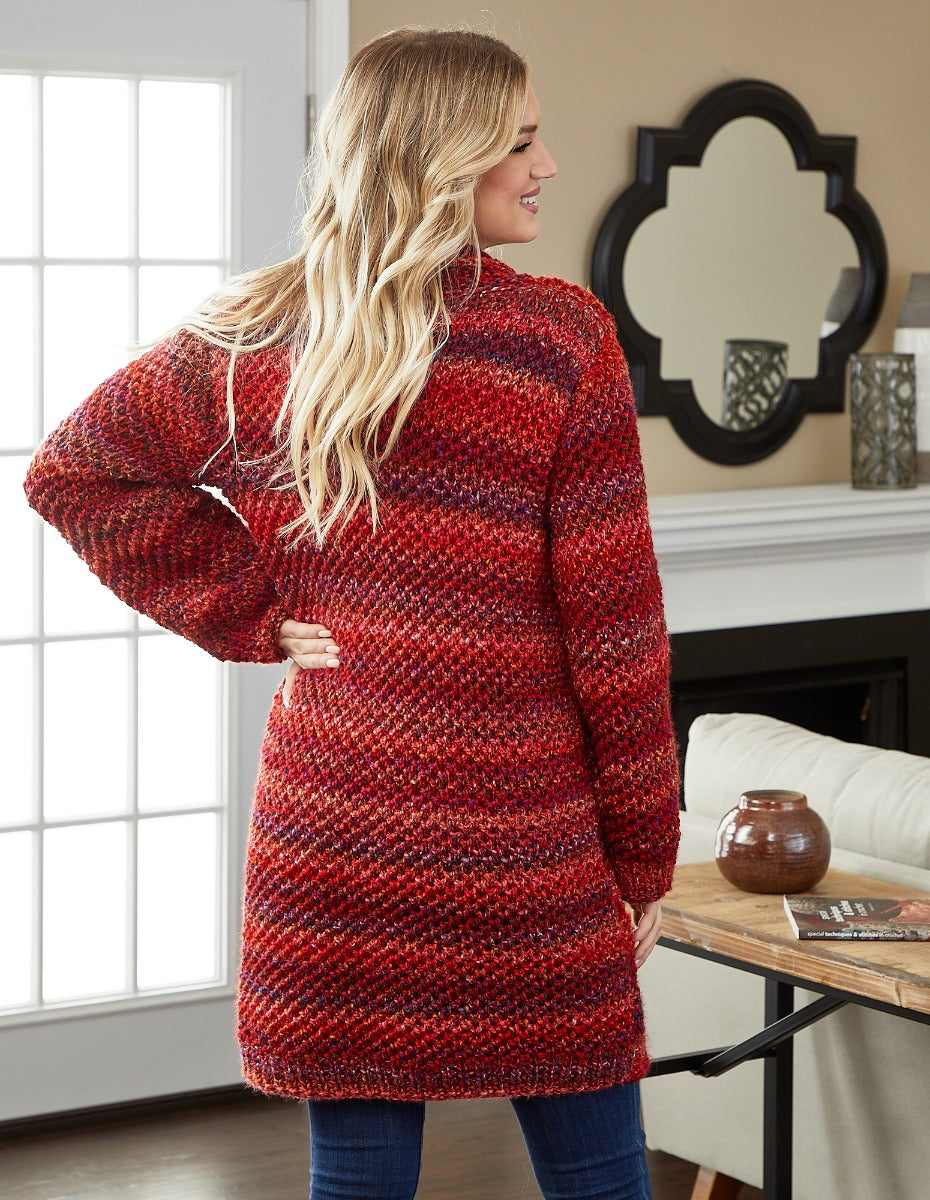 Cárdigan con textura gruesa