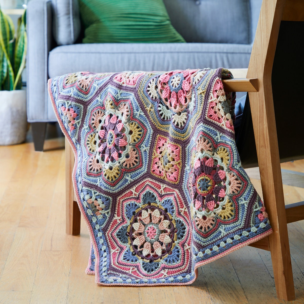 Persian Tiles Throw Crochet Kit