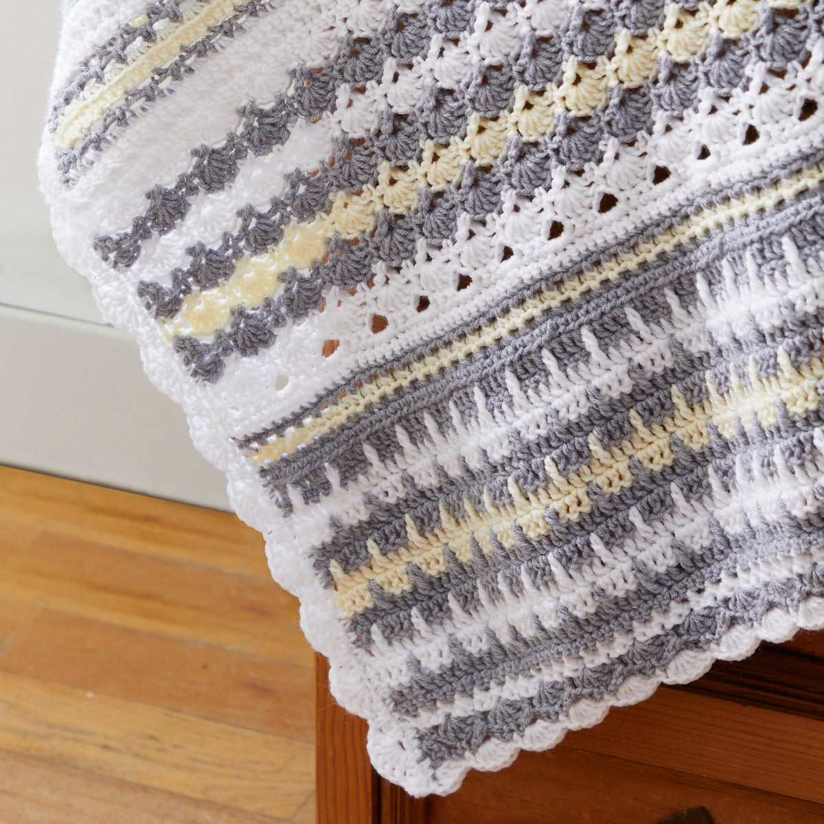 Tri-Color Sampler Baby Blanket