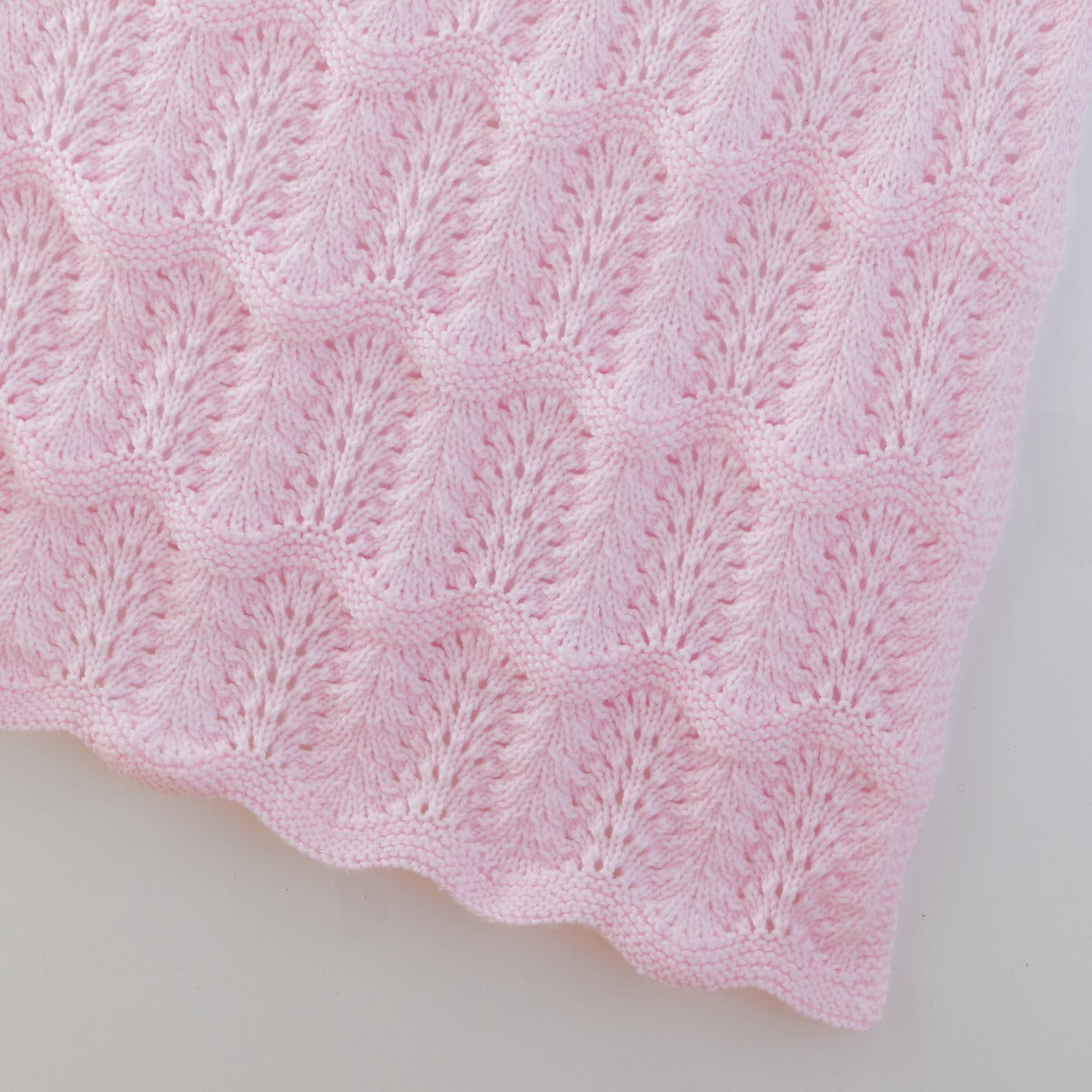 Feather and Fan Baby Blanket