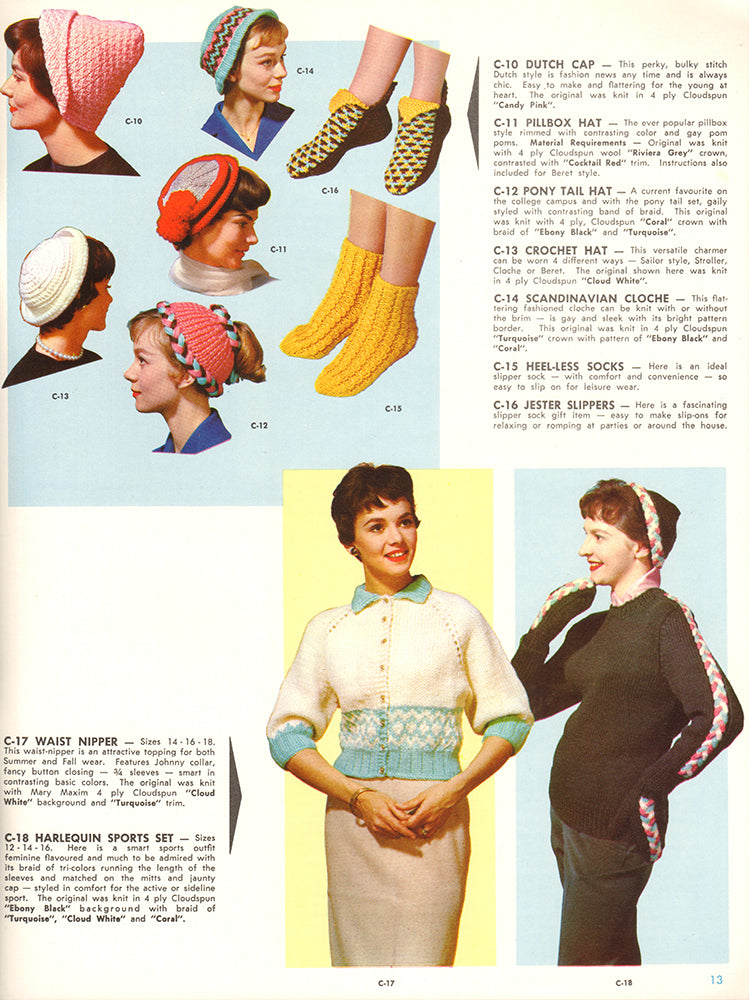 Folleto de patrones de tejido Cloudspun