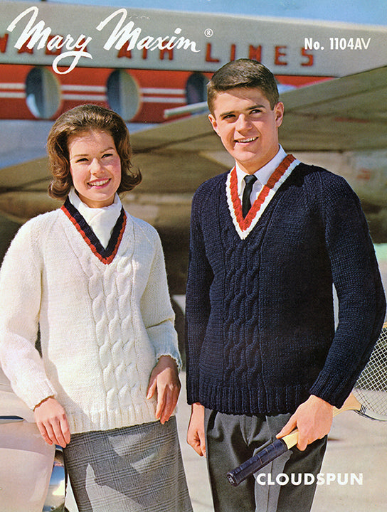 Patrón de jersey para damas y caballeros