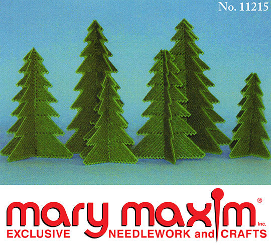 Patrón de árboles de lona plástica