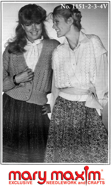 Patron de gilet et cardigan