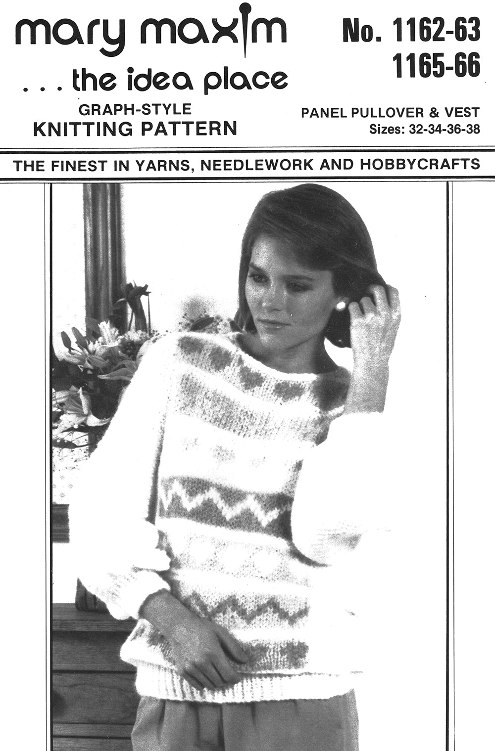 Modèle de pull et de gilet à panneaux