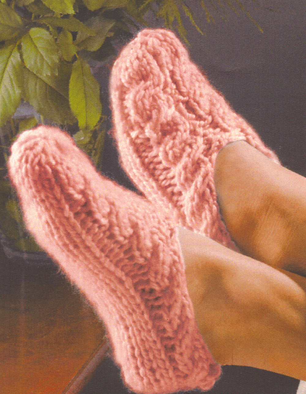 Modèle de pantoufles câblées