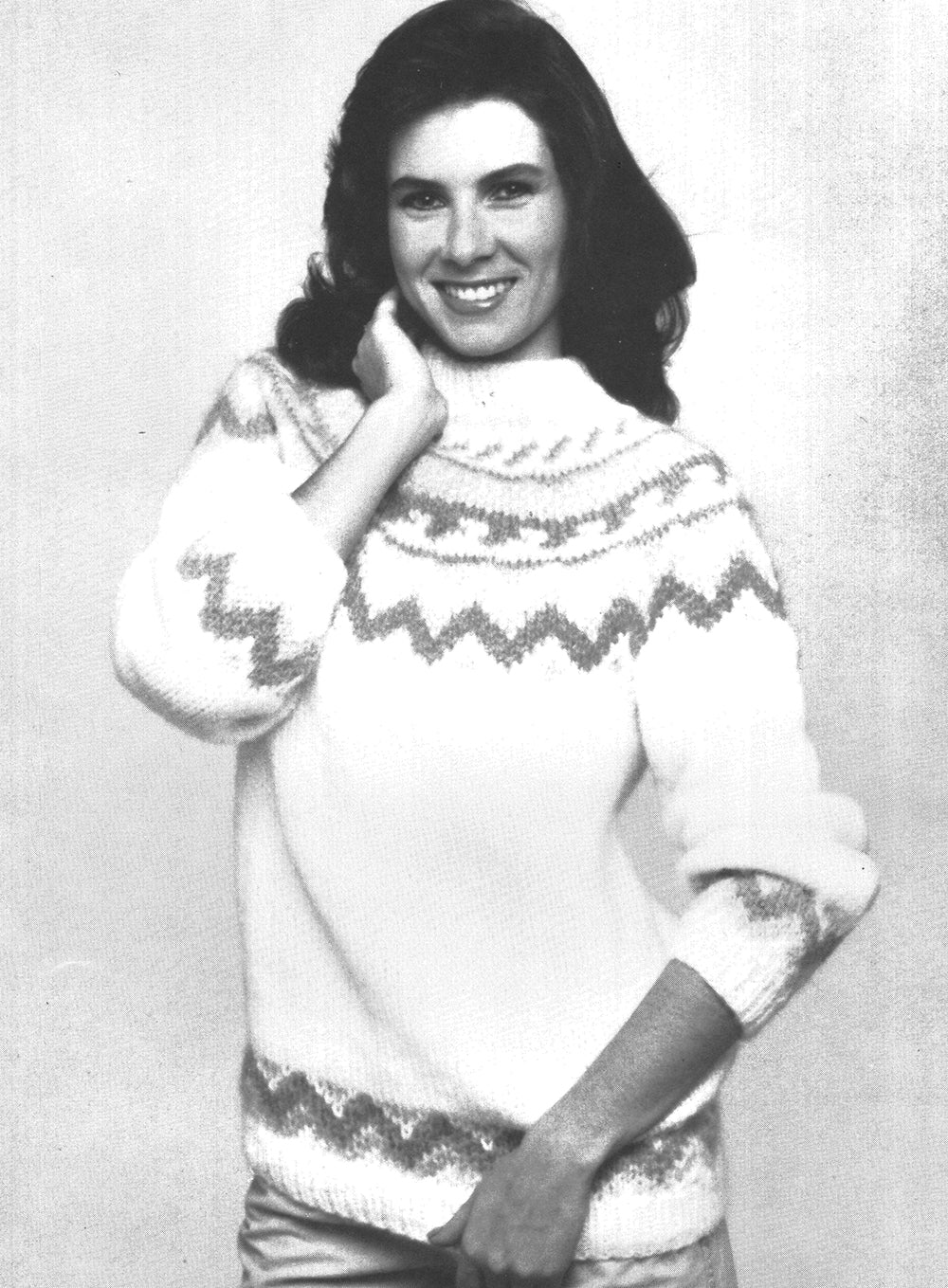 Patrón de suéter de esquí