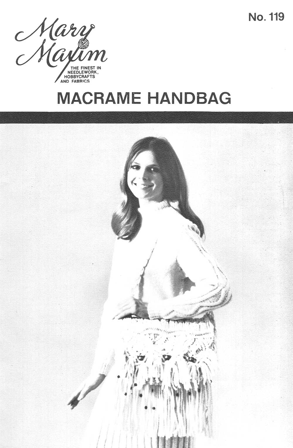 Modèle de sac à main en macramé