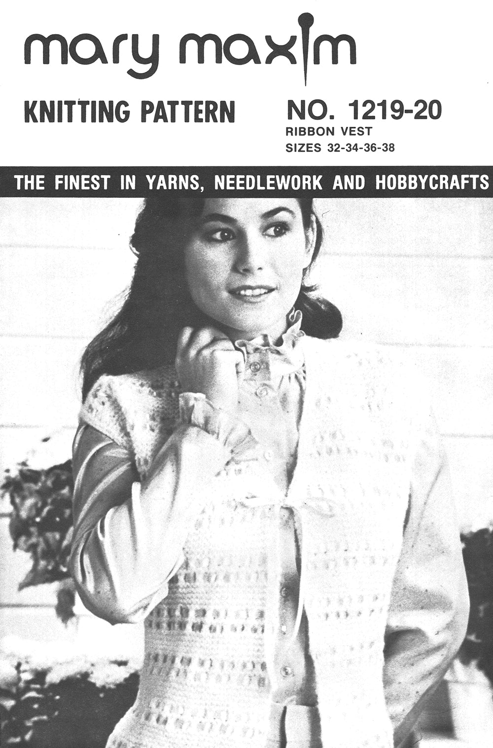 Modèle de gilet en ruban