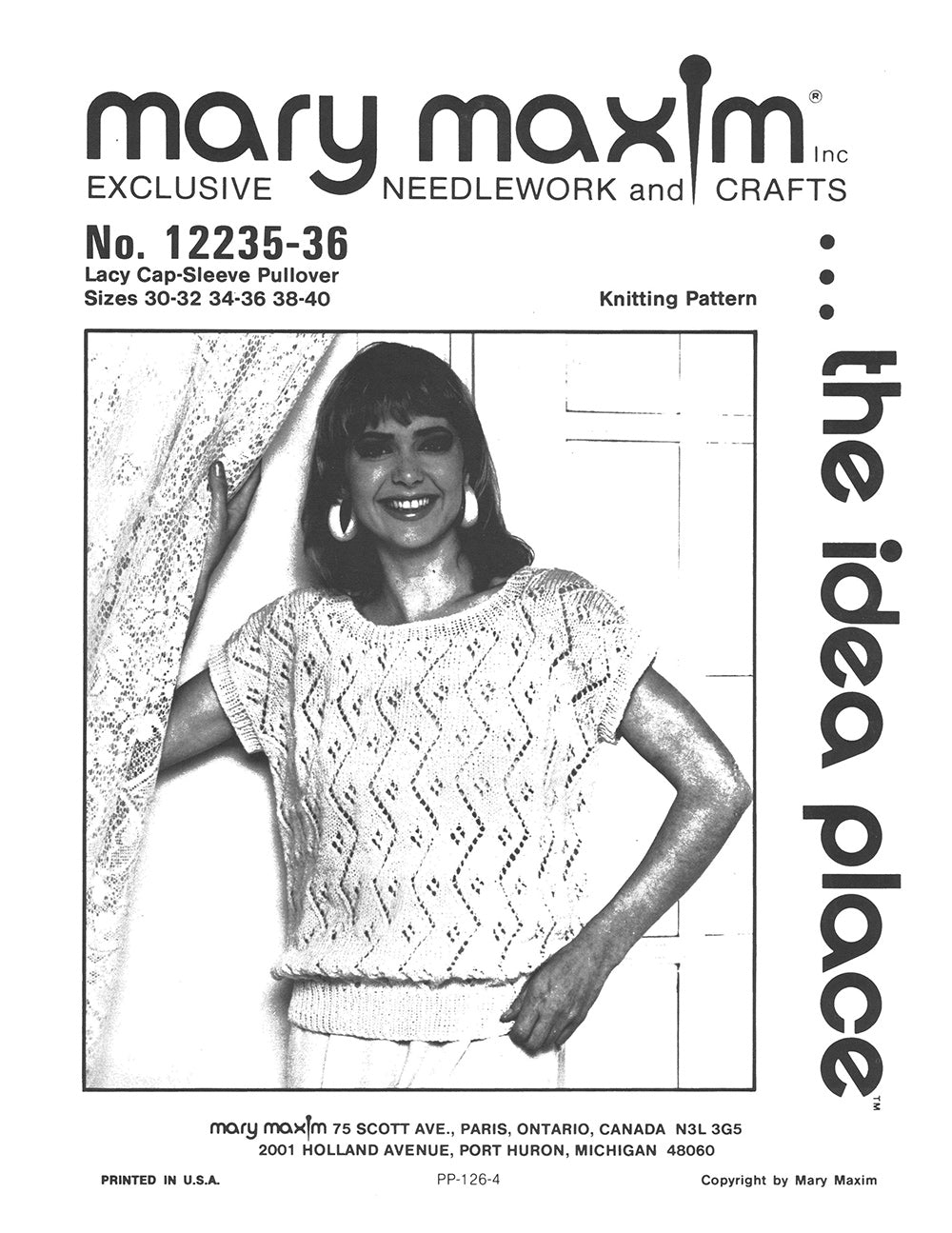 Patrón de jersey de manga casquillo de encaje