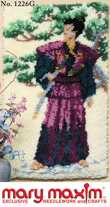 Modèle de tapis de samouraï