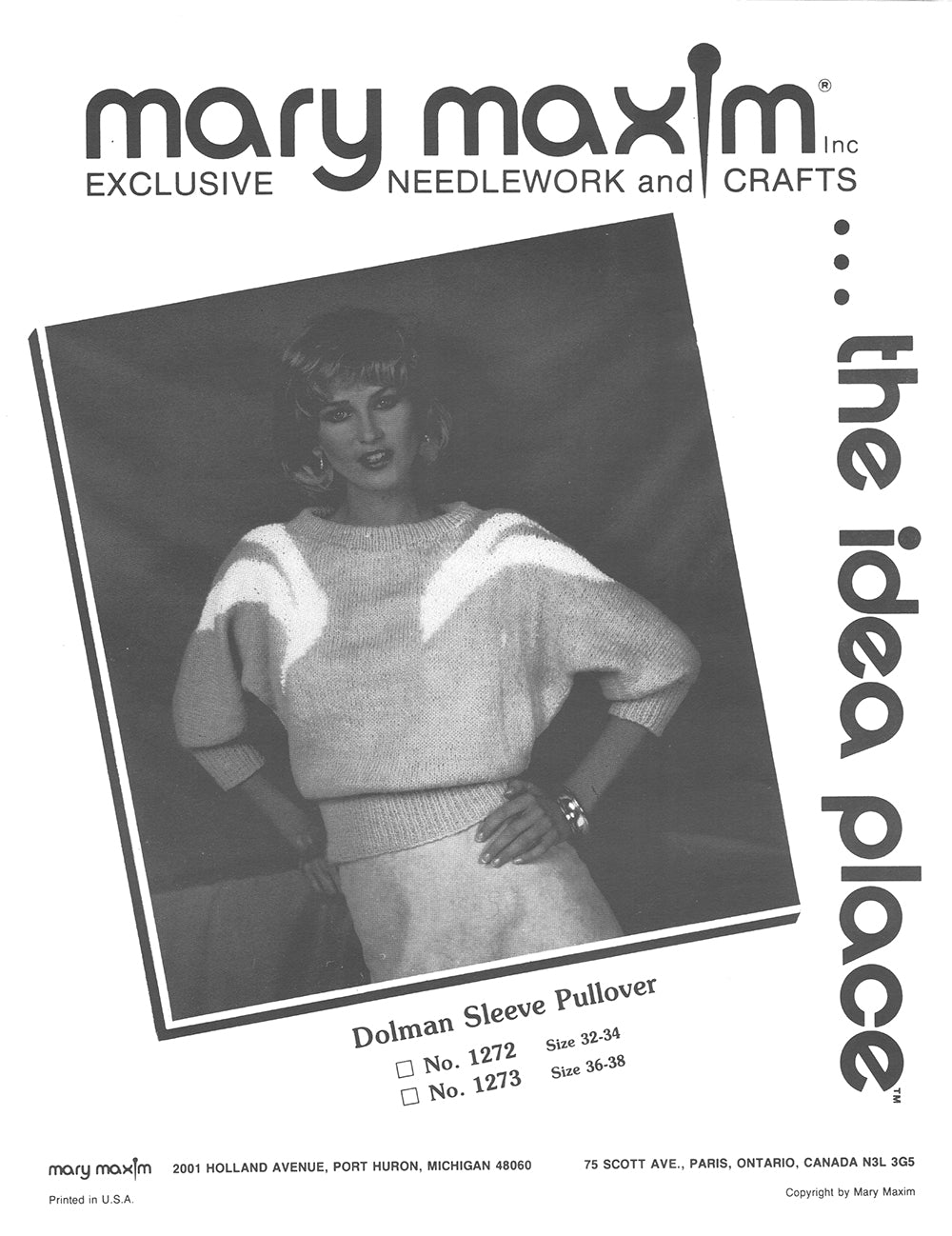 Patrón de jersey con manga dolman