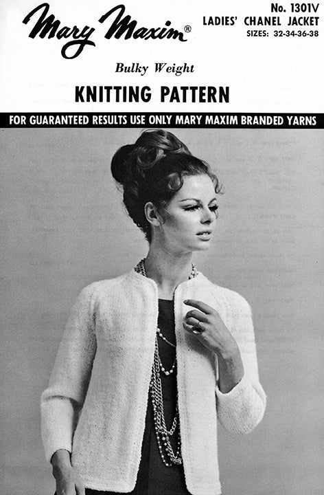 Patron de veste Chanel pour femme