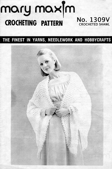 Modèle de châle au crochet