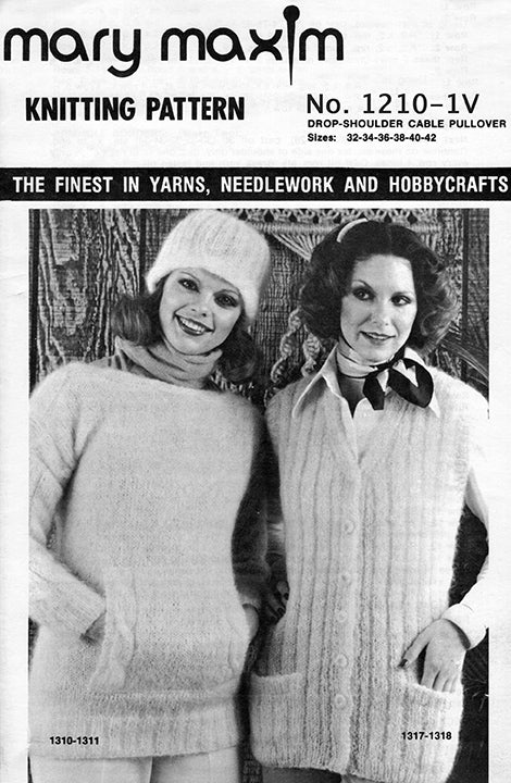 Patrón de jersey de ochos con hombros caídos