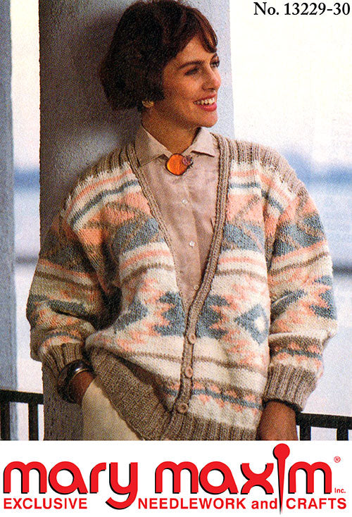 V-Neck Cardigan Pattern
