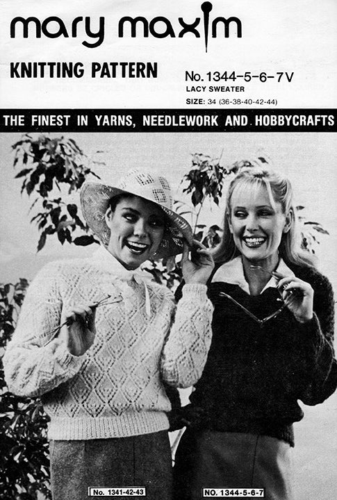 Patrón de suéter de encaje
