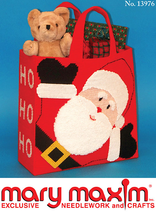 Patrón de bolso de mano de Papá Noel