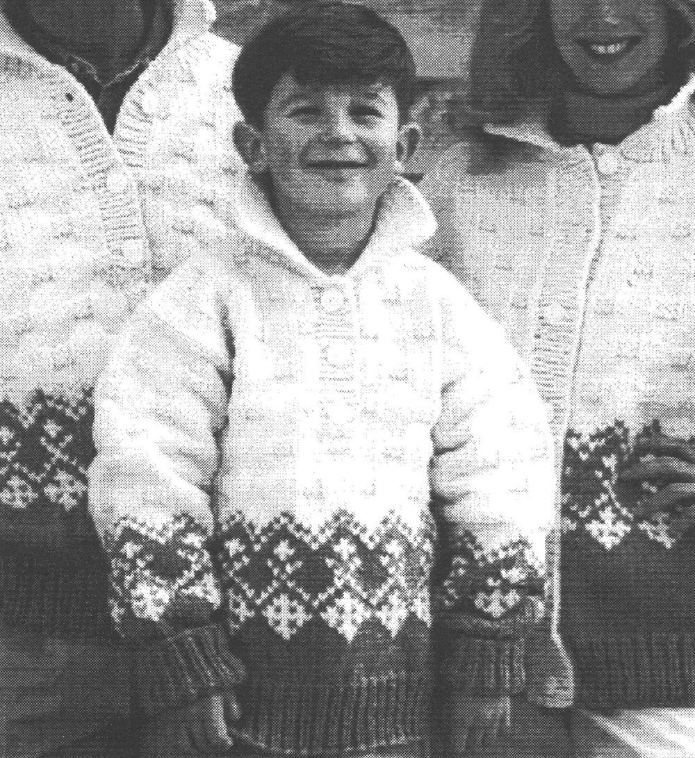 Patrón de jersey con borde Fair Isle