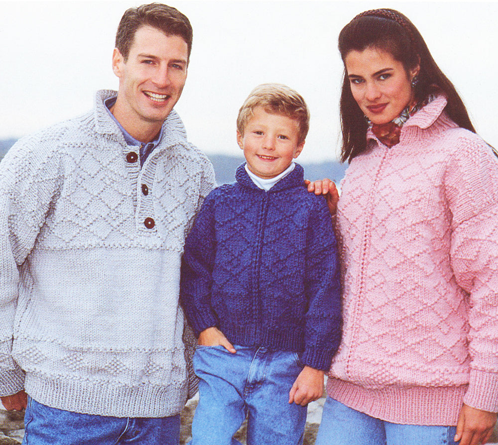 Patrón de jersey texturizado